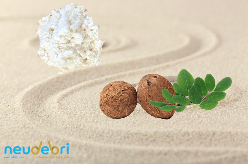 From the wonder tree: our very own neudebri coco powder exfoliant, soap & cleansing agent